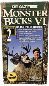 Monster Bucks VI VHS Volume 2 On The Trail Of Trophies Hunting Deer 1998 - Picture 1 of 3