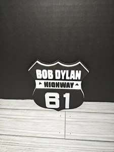 Bob Dylan Highway 61 Black & White Foam Collectible Kitchen Home Fridge Magnet - Picture 1 of 7