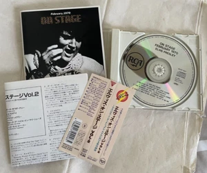 Elvis Presley On Stage February 1970 CD 1990 Original RCA BMG JAPAN Inserts OBI - Picture 1 of 2