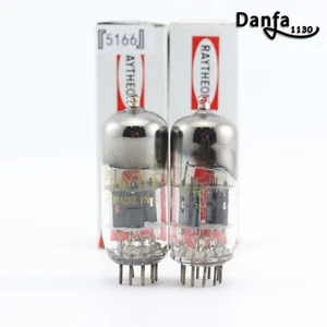 A pairs 12AT7 ECC81 6201 CV4024 TUBES US RAYTHEON D Getter Black Plates - Bild 1 von 7