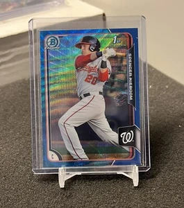 Spencer Kieboom 1st Rookie 2015 Bowman Chrome card BCP217 Blue Wave Refractor - Picture 1 of 2