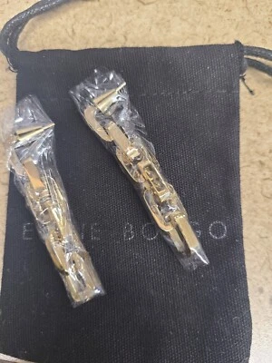 Eddie Borgo Supra Link Drop Earrings in Gold MSRP $250 - Image 1 of 3