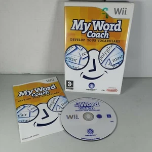 My Word Coach Desarrolla Tu Vocabulario Nintendo Wii Videojuego Manual PAL - Imagen 1 de 4