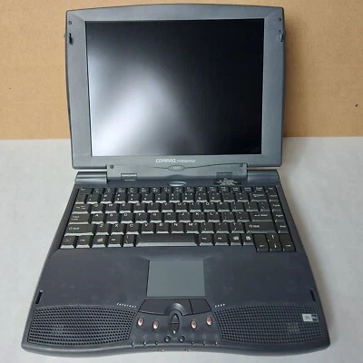Vintage Working Compaq Presario 1255 (See Video) +Case, Ethernet Card, Adapter - Image 1 of 4