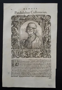 Paolo Giovio 1577: Pandolfo  Collenuccio  (Pesaro) - Imagen 1 de 1