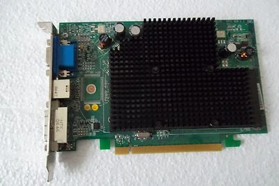 Dell ATI Radeon X1300 Pro PCIe Graphics Video Card 256MB VGA DVI TV-Out UJ973 - Image 1 of 4