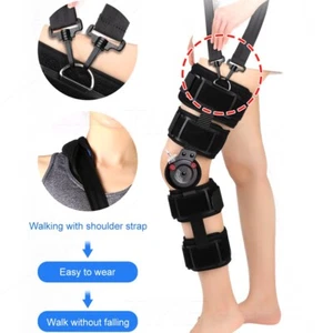 0-120° Gelenk Kniebandage Beinstütze Schiene verstellbar ROM Ellenbogen Stabilisator - Bild 1 von 14