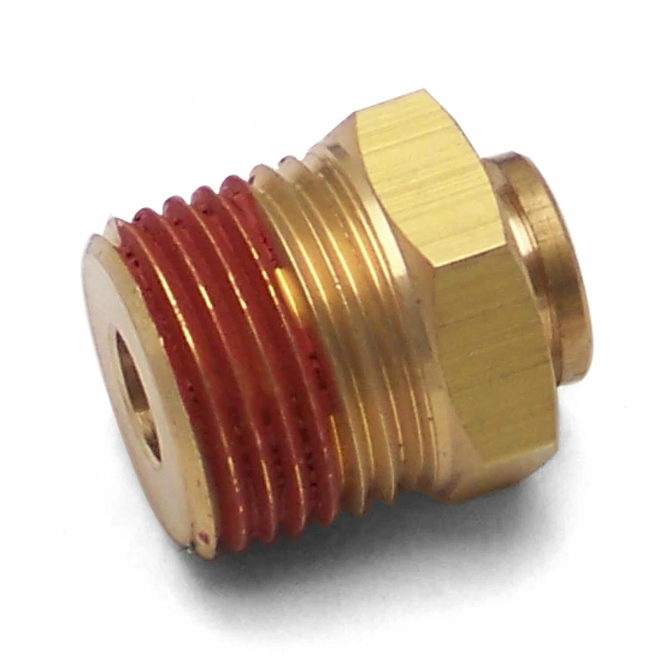 1/4" Push to 1/2" NPT Male Air Fitting bag ride oil thread pipe line adapter kit - Image 1 of 2