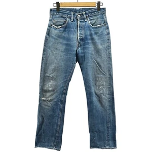Jeans Levis 501 vintage años 60 ribete grande E #4 botón sello punto en V 30x29 - Imagen 1 de 23
