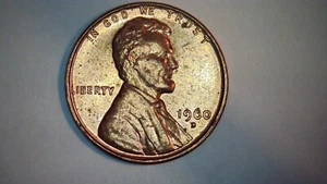 1960d Lincoln Penny, Small Date Over Large Date Error FS-101, DDO/DDR Errors - Picture 1 of 9