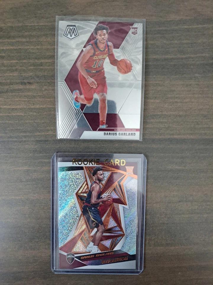Darius Garland Rookie LOT 2019-20 Panini Revolution 150 + Mosaic 249 Cavaliers  - Image 1 of 2