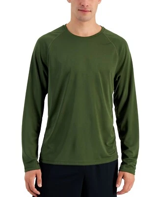 Camiseta para hombre ID Ideology manga raglán malla rápida verde nativa, talla 2XL Foto 1 de 2