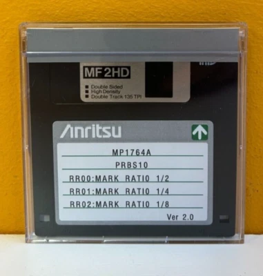 Disco Anritsu MP1764A PRBS10 RR00: relación de marca 1/2, relación RR01 1/4, relación RR02 1/8 Foto 1 de 2