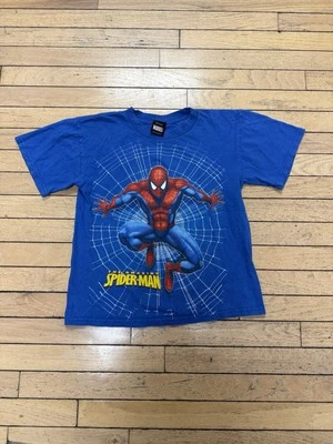 Spider-Man Spiderman Movie Marvel Comics T-Shirt YOUTH Medium Y2K Vintage - Image 1 of 4
