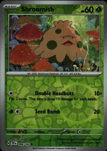 Shroomish Reverse Holo Common SV05: Temporal Forces 006/162 NM - Picture 1 of 2