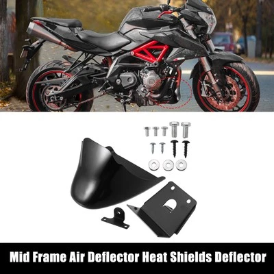 1 juego de carenado de barbilla de alerón inferior para moto para Harley negro brillante Foto 1 de 4