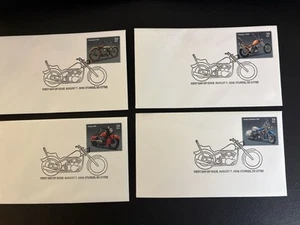 2006 Sturgis FDC American Motorcycles Set Of 4 Stamps Tomahawk Indian   - Picture 1 of 1