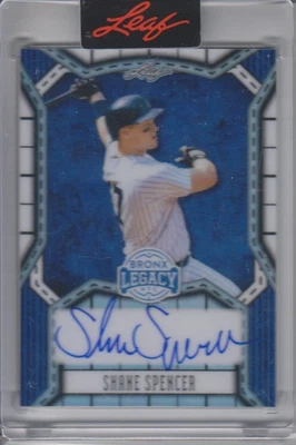 2025 Leaf Bronx Legacy SHANE SPENCER New York Yankees On-Card AUTO 25/25 - Image 1 of 2