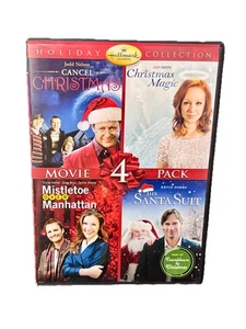 Christmas Hallmark Movie Collection 4 Film Set Holiday Love Romance Family Fun - Picture 1 of 6
