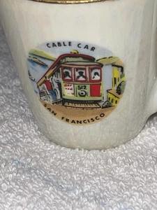 San Francisco California USA Souvenir Shotglass featuring Iconic Cable Car - Picture 1 of 5