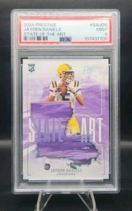 Jayden Daniels 2024 Prestige State of the Art Case Hit #SAJDS PSA 9 LSU/Wash. - Picture 1 of 2