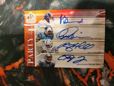 2009 SP Broussard, Taylor, Robinson, Hall Auto #P-trhb Party of Four Auto - Image 1 of 2