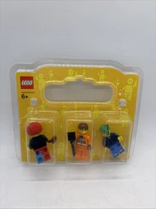 LEGO Minifigure 3-Pack 4570203 852766 2009 Rare Pack Clown Janitor Lumberjack - Picture 1 of 3