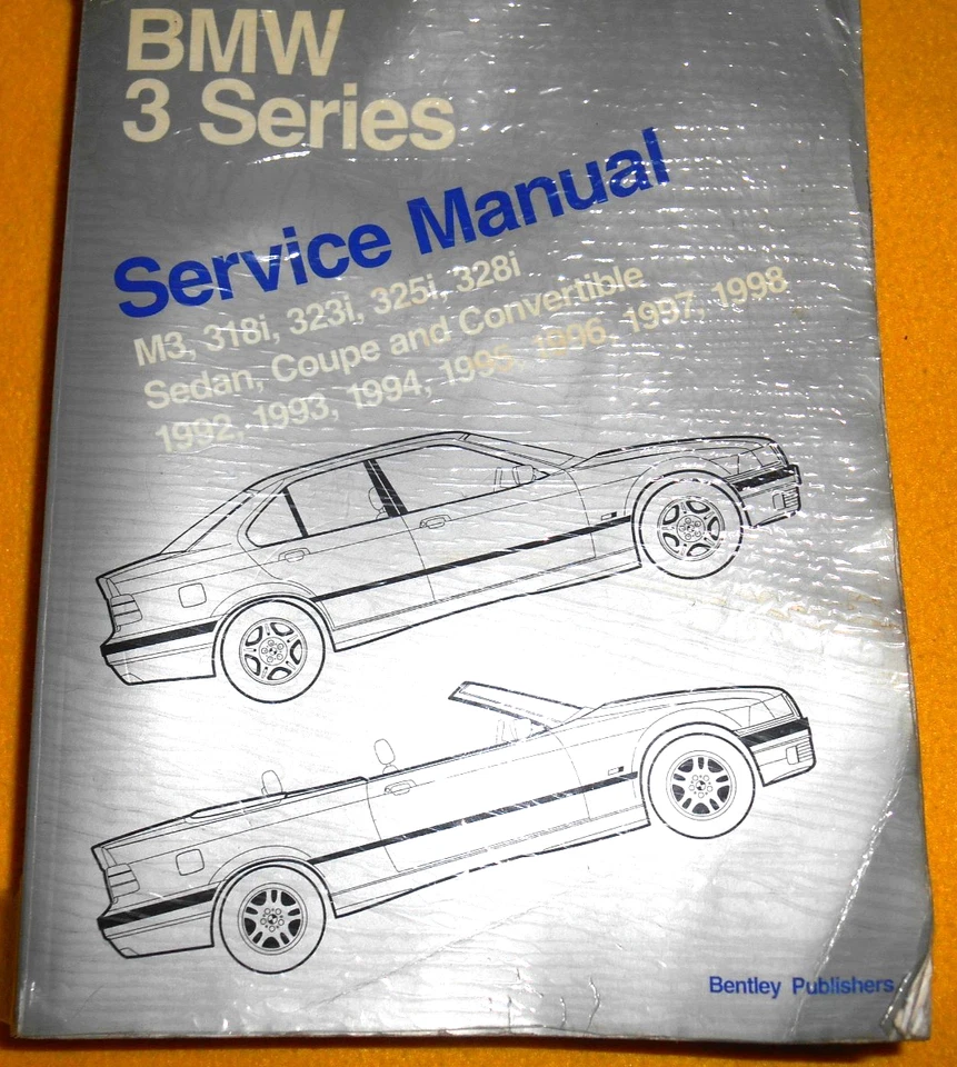 BMW 3 Series Bentley Service Manual E36 1992-1998 M3 318i 323i 325i 328i Foto 1 de 4