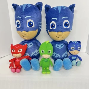 PJ Masks Plüschtier Set Catboy 2-20 Zoll, 1 Sm 7 Zoll Owlette Gekko Just Play Stofftier - Bild 1 von 13