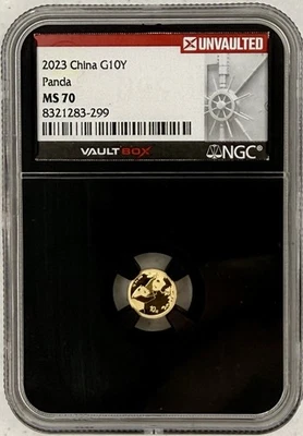 2023 China G10Y Panda NGC MS 70 Vault Box  - Image 1 of 4