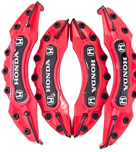 4x Brake Caliper Covers 3D for Honda Civic Jazz Accord Acura Car Accessories - Picture 1 of 9