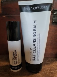 the Inkey list Oat Cleansing Balm/ 15% Vitamin C Serum Lot - Picture 1 of 1
