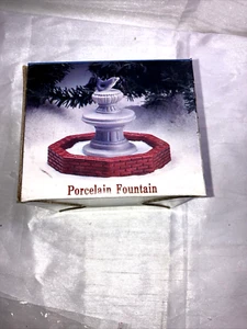 VTG Heartland O'well Brick Bird Water Fountain Christmas Village - Picture 1 of 6