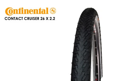 26 Zoll CONTINENTAL Contact Cruiser 26x2.2 Fahrrad Reifen Reflex Mantel E-25 - Bild 1 von 4