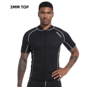 1,5Mm/3Mm Neopren Neoprenanzug Top Männer Tauchen Jacke Kurzarm Schnorcheln Mant - Bild 1 von 36