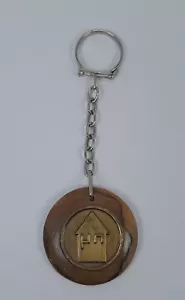 Hetz ("Arrow") Vintage Wooden Keychain Key Holder Israel - Picture 1 of 6