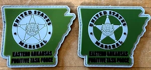 US Marshals Service - ED of Arkansas 1st&2nGEN Vinyl - Genuine *Kokopelli Patch* - Picture 1 of 1