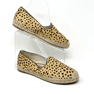 Sam Edelman Damen Leder Rindshaar hellbraun Leopardenmuster Slipper flache Schuhe, Größe 9 - Bild 1 von 11