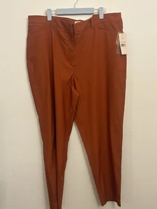 Nanette Lepore Plus Size Ankle Pants 18W in Picante (dunkelorange) - Bild 1 von 7