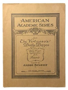 Finger Exercises for Piano by Andre Benoist Daily Finger Gymnastics for Piano - Picture 1 of 4