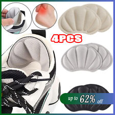 4 x Heel Grips Pads Liner Cushions For Loose Shoes Pair Adhesive Anti-Friction
