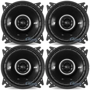 4) Kicker 43DSC404 DSC40 240W 4" 2-Way Car Audio Power Speakers DS40 - Picture 1 of 8
