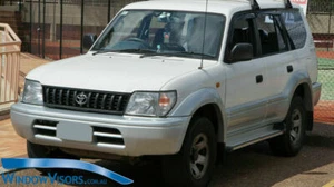Window Visors Weathershields weather shields for Toyota Land Cruiser Prado 96-02 - Picture 1 of 12