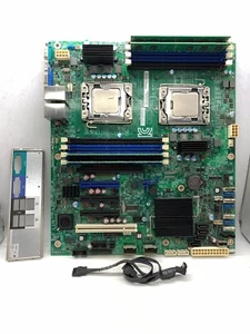 Intel S2400SC Motherboard C602 Dual Socket LGA1356 16GB DDR3 SSICEB 2x E5-2403 - Picture 1 of 8