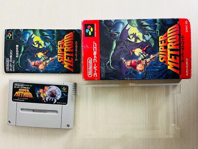 Super Metroid Nintendo Super Famicom SFC w/box manual - Image 1 of 4