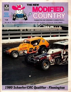 1980 Flemington Speedway Schaefer CRC Syracuse Qualifier Program - Picture 1 of 1