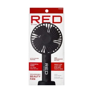 Rechargeable Beauty Fan Red by Kiss - Picture 1 of 7