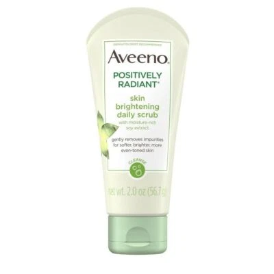 Exfoliante facial diario iluminador de piel AVEENO positivamente radiante 2 oz (¡tú eliges!) Foto 1 de 4