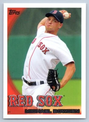 2010 Topps Michael Bowden #499 Boston Red Sox - Image 1 of 2