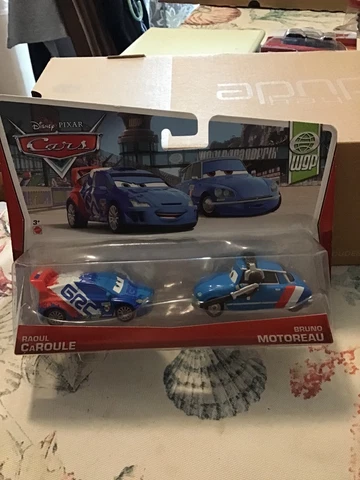 MATTEL DISNEY PIXAR CARS WGP RAOUL CAROULE AND BRUNO MOTOREAU Cover